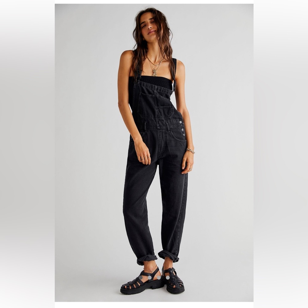 We the Free Ziggy Denim Overalls - size large